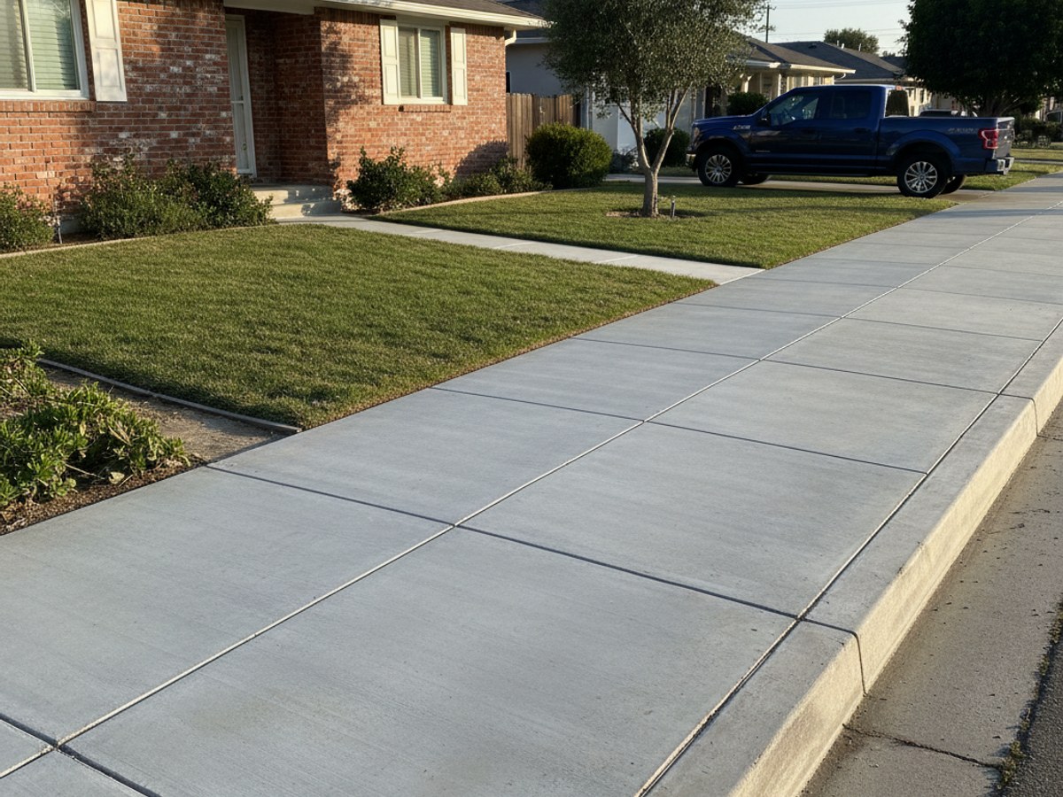 Concrete Walkways & Sidewalks completed by Summit Concrete Solutions in Irvine, CA